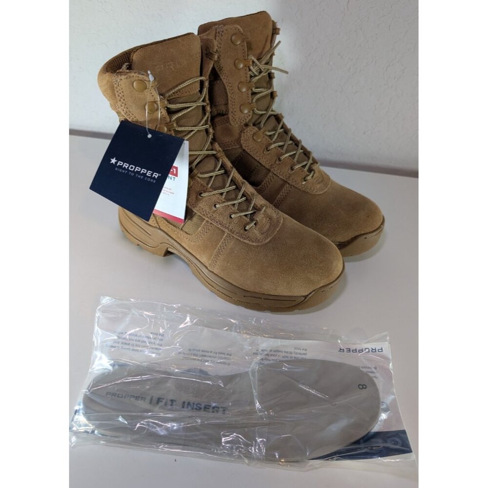 Propper Men's Tactical Military Work Boots Size 8 Series 100 Waterproof 8"
